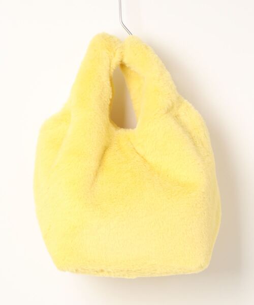 natural couture（ナチュラルクチュール）の「ファートートバッグ（ショルダーバッグ・レディース・その他1/サックスブルー/イエロー/グレイッシュベージュ・FREE）」の13枚目の写真