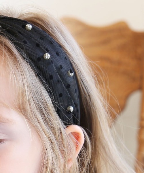 Rora（ローラ）の「ほのか チュール＆パールカチューシャ（カチューシャ・キッズ・A/B・FREE）」の7枚目の写真