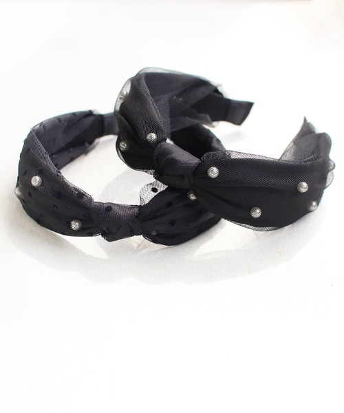 Rora（ローラ）の「ほのか チュール＆パールカチューシャ（カチューシャ・キッズ・A/B・FREE）」の13枚目の写真