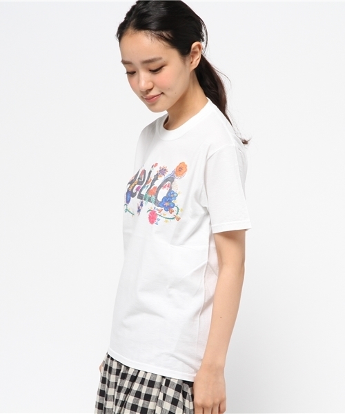 OUTLET(アウトレット)の「【Ciaopanic】26/-天竺インクジェットプリントHELLO(Tシャツ/カットソー・レディース・グレー/ホワイト・FREE)」の9枚目の写真