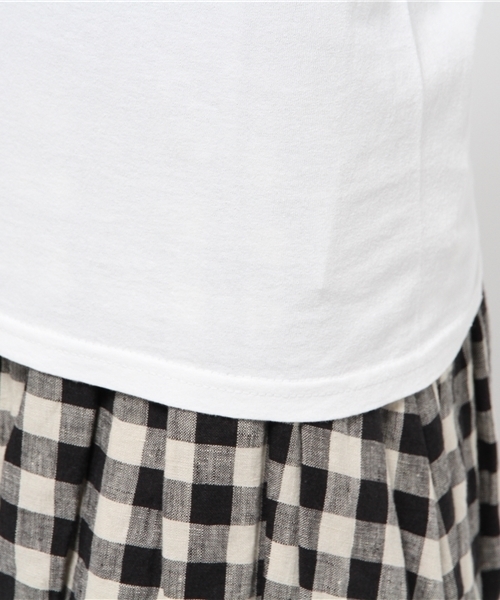 OUTLET(アウトレット)の「【Ciaopanic】26/-天竺インクジェットプリントHELLO(Tシャツ/カットソー・レディース・グレー/ホワイト・FREE)」の6枚目の写真