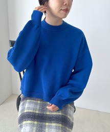 LEPSIM | 7ゲージクロップドプルオーバー　983141(ニット/セーター)