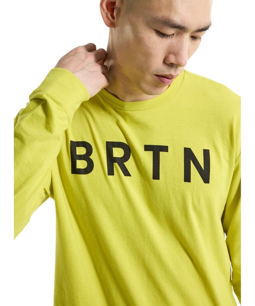 BURTON（バートン）の「BRTN ロングスリーブ Tシャツ（Tシャツ/カットソー・メンズ・イエロー・L/S/M）」の3枚目の写真