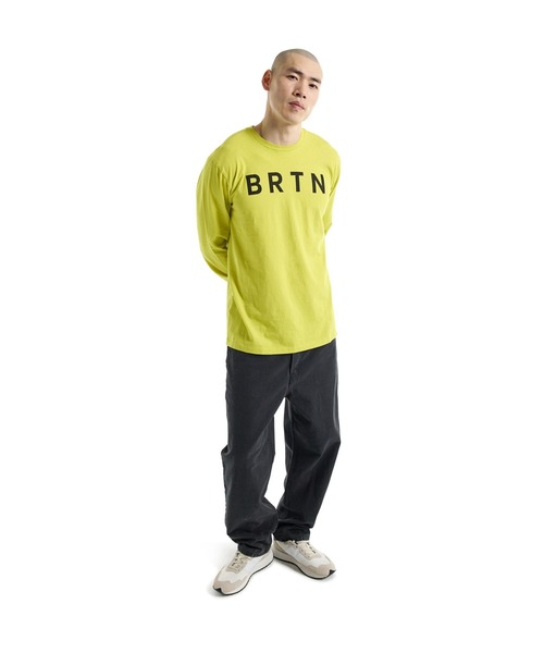 BURTON（バートン）の「BRTN ロングスリーブ Tシャツ（Tシャツ/カットソー・メンズ・イエロー・L/S/M）」の6枚目の写真