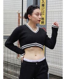 EVRIS | ショートケーブルニットトップス(ニット/セーター)