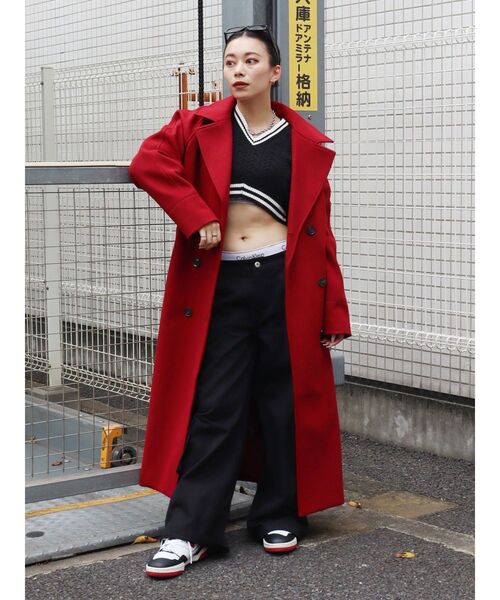 EVRIS（エヴリス）の「ショートケーブルニットトップス（ニット/セーター・レディース・ブラック/ネイビー・FREE）」の16枚目の写真