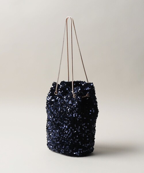 ODETTE E ODILE（オデットエオディール）の「ルフレチェーンBAG2（ショルダーバッグ・レディース・ブラック/シルバー/ゴールド/ネイビー・FREE）」の19枚目の写真