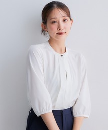 小さいサイズ　2WAYスキッパーブラウス　低身長さん・小柄女性