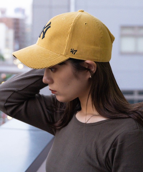 '47(フォーティーセブン)の「【 ’47BRAND / フォーティーセブンブランド 】 Thick Corduroy スィックコーデュロイ MVP エムブイピー CAP CLQ(キャップ・メンズ・マスタード/ブラウン系その他/ネイビー/ブラック・FREE)」の4枚目の写真