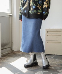 アソートリブニットスカート