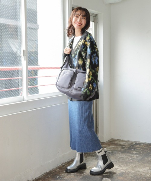 niko and...（ニコアンド）の「アソートリブニットスカート（スカート・レディース・チャコール/スカイブルー/ブラック/ブルー/ライトグレー・MEDIUM/LARGE）」の8枚目の写真