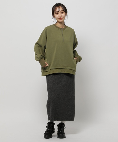 niko and...（ニコアンド）の「アソートリブニットスカート（スカート・レディース・チャコール/スカイブルー/ブラック/ブルー/ライトグレー・MEDIUM/LARGE）」の11枚目の写真