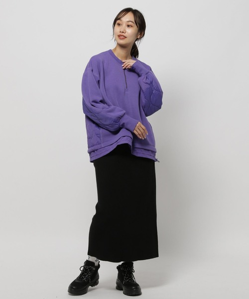 niko and...（ニコアンド）の「アソートリブニットスカート（スカート・レディース・チャコール/スカイブルー/ブラック/ブルー/ライトグレー・MEDIUM/LARGE）」の13枚目の写真