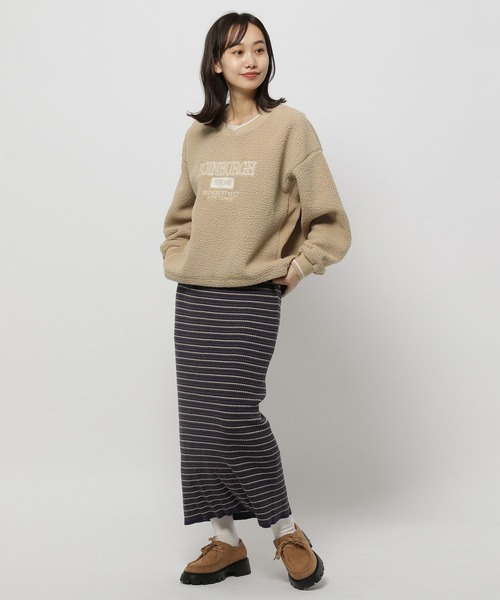 niko and...（ニコアンド）の「アソートリブニットスカート（スカート・レディース・チャコール/スカイブルー/ブラック/ブルー/ライトグレー・MEDIUM/LARGE）」の20枚目の写真