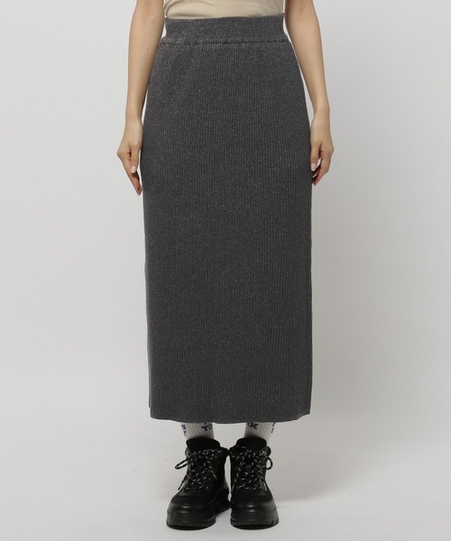 niko and...（ニコアンド）の「アソートリブニットスカート（スカート・レディース・チャコール/スカイブルー/ブラック/ブルー/ライトグレー・MEDIUM/LARGE）」の21枚目の写真