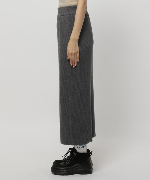 niko and...（ニコアンド）の「アソートリブニットスカート（スカート・レディース・チャコール/スカイブルー/ブラック/ブルー/ライトグレー・MEDIUM/LARGE）」の22枚目の写真