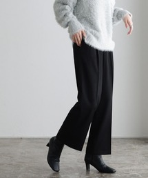 裏微起毛タックパンツ