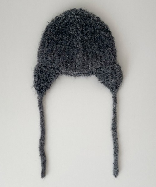 CANAL JEAN（キャナルジーン）の「El mar　フライトニットCAP（ニットキャップ/ビーニー・レディース・グレー/ベージュ・ONE SIZE）」の10枚目の写真