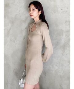 CASA FLINE(カーサフライン)】ブラキャミソールニットセットワンピース