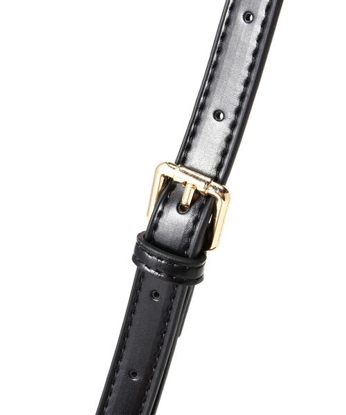 FREE'S MART（フリーズマート）の「◇レトロフラップショルダー（ショルダーバッグ・レディース・ブラウン/ブラック/ホワイト/ベージュ・ﾌﾘ-）」の13枚目の写真