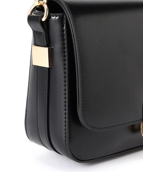 FREE'S MART（フリーズマート）の「◇レトロフラップショルダー（ショルダーバッグ・レディース・ブラウン/ブラック/ホワイト/ベージュ・ﾌﾘ-）」の15枚目の写真