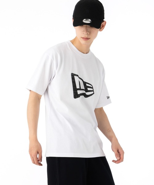 NEW ERA（ニューエラ）の「ニューエラ 半袖Tシャツ アーカイブロゴ（Tシャツ/カットソー・メンズ・ブラック/ホワイト・M/L/XL/XXL/S）」の21枚目の写真