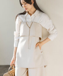 Noble | バックサテンベアトップブラウス(その他トップス)