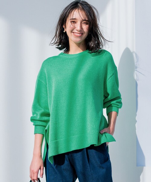 【セール】SOBANEラメプルオーバー ニット（ニット/セーター）｜組曲（クミキョク）