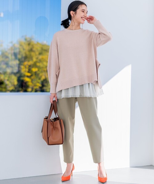 【セール】SOBANEラメプルオーバー ニット（ニット/セーター）｜組曲（クミキョク）