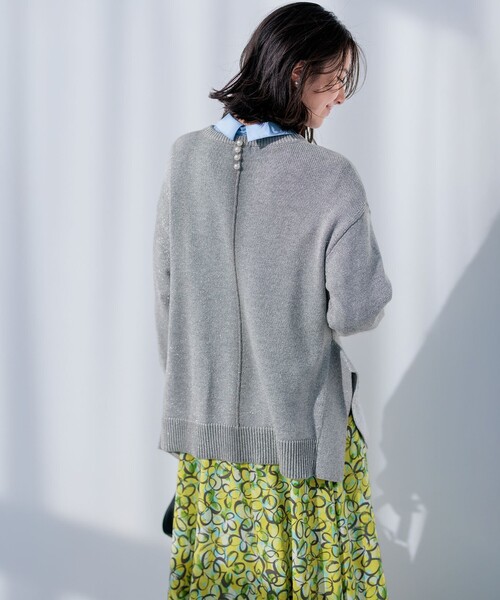 【セール】SOBANEラメプルオーバー ニット（ニット/セーター）｜組曲（クミキョク）