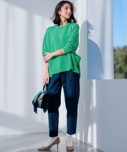 【セール】SOBANEラメプルオーバー ニット（ニット/セーター）｜組曲（クミキョク）