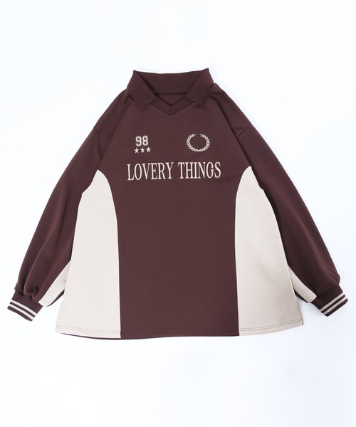 WC（ダブル シー）の「ユニフォームデザインビッグトップス（スウェット・レディース・ネイビー/ブラック/ブラウン・FREE）」の18枚目の写真