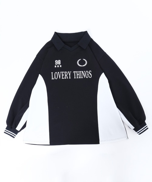 WC（ダブル シー）の「ユニフォームデザインビッグトップス（スウェット・レディース・ネイビー/ブラック/ブラウン・FREE）」の17枚目の写真