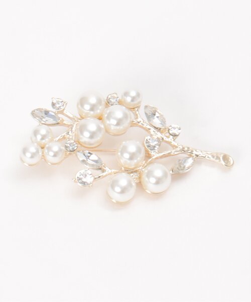 ikka（イッカ）の「【フォーマル対応】ブローチ 24（ブローチ/コサージュ・レディース・オフホワイト/ホワイト/ライトグレー/シルバーグレー・FREE）」の11枚目の写真