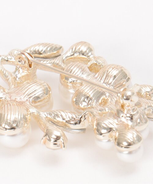 ikka（イッカ）の「【フォーマル対応】ブローチ 24（ブローチ/コサージュ・レディース・オフホワイト/ホワイト/ライトグレー/シルバーグレー・FREE）」の13枚目の写真