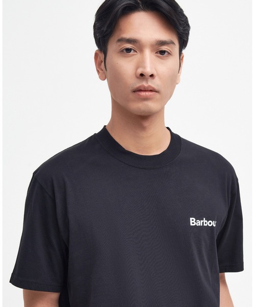 Barbour（バブアー）の「Strowell ロゴ リラックスフィット Tシャツ（Tシャツ/カットソー・メンズ・ホワイト/ブラック・38/40/36/42）」の12枚目の写真
