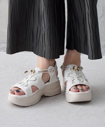 HIMIKO | 【HIMIKO】厚底カバードスポーツサンダル/647204(サンダル)