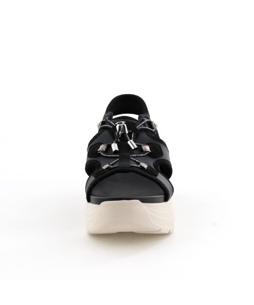 HIMIKO(ヒミコ)の「【HIMIKO】厚底カバードスポーツサンダル/647204(サンダル・レディース・アイボリー/ベージュ/ブラック・MEDIUM/SMALL/X-LARGE/LARGE)」の7枚目の写真