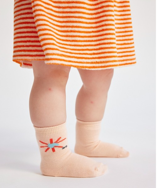 BOBO CHOSES(ボボショーズ)の「Baby Sun short socks pack x 2(ソックス/靴下・キッズ・ライトピンク・14-15cm/13-14cm)」の3枚目の写真