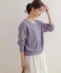URBAN RESEARCH DOORS | コットン畦Vネックニット(ニット/セーター)