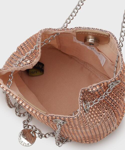 OPAQUE.CLIP(オペークドットクリップ)の「◆《新色追加》シャイニー巾着ショルダーバッグ【軽量/2WAY】(ショルダーバッグ・レディース・ブラック/グレー/ホワイト系3/ゴールド系その他/チャコール/ブラック系/ピンク系1・00)」の20枚目の写真