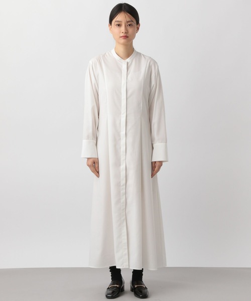 A part by（アパートバイ）の「レースキャミ2Pセットワンピース（シャツワンピース・レディース・オフホワイト/ライトブルー・FREE）」の14枚目の写真