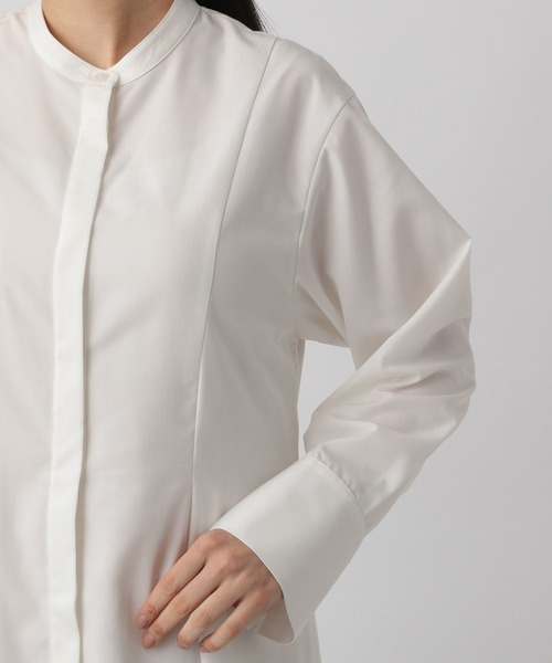 A part by（アパートバイ）の「レースキャミ2Pセットワンピース（シャツワンピース・レディース・オフホワイト/ライトブルー・FREE）」の19枚目の写真