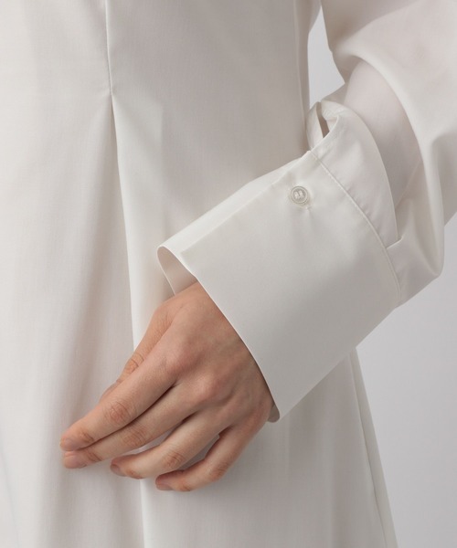 A part by（アパートバイ）の「レースキャミ2Pセットワンピース（シャツワンピース・レディース・オフホワイト/ライトブルー・FREE）」の20枚目の写真