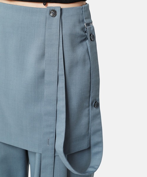 iRENE(アイレネ)の「エプロントラウザー / Apron Trousers(その他パンツ・レディース・ライトブルー/ライトベージュ・34/36/38)」の15枚目の写真