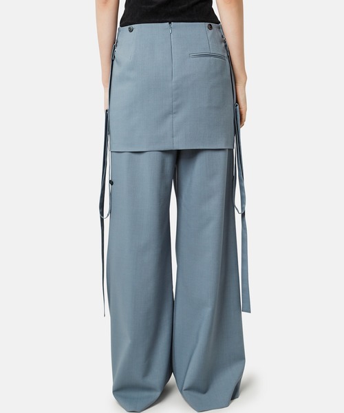 iRENE(アイレネ)の「エプロントラウザー / Apron Trousers(その他パンツ・レディース・ライトブルー/ライトベージュ・34/36/38)」の13枚目の写真