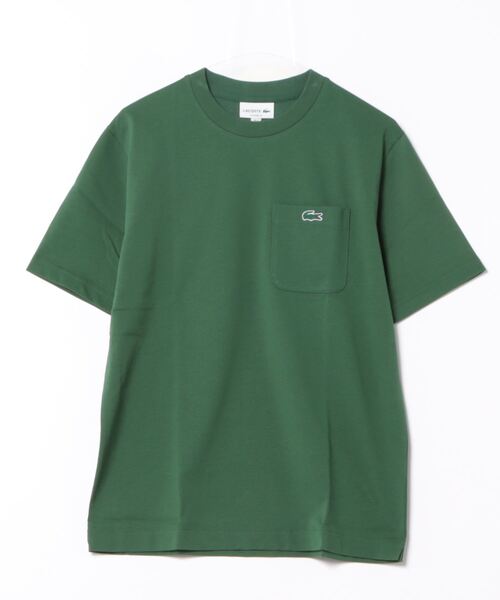 LACOSTE（ラコステ）の「《LACOSTE》TH5581-99（Tシャツ/カットソー・メンズ・ネイビー/ホワイト/グリーン/ブラック・3/4/5/6/2/7）」の3枚目の写真