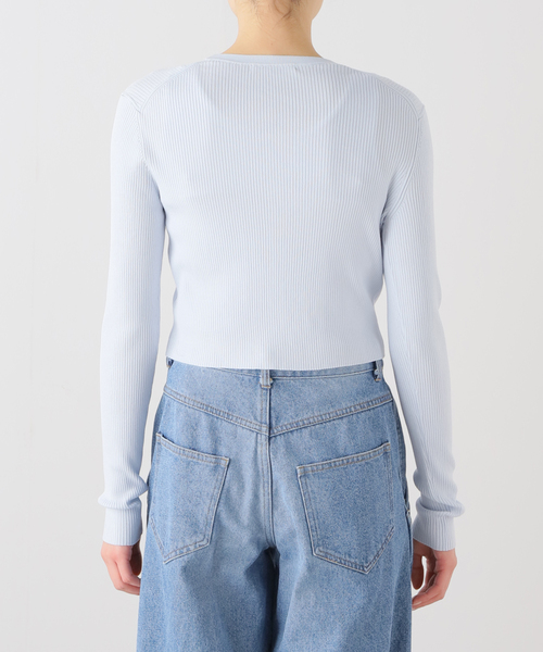 nicochiro様仮専用  plage★Vネックカーディガン セール】V-Neck Cropped カーディガン（カーディガン/ボレロ）｜Plage