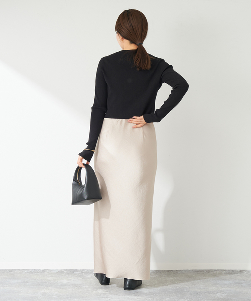 nicochiro様仮専用  plage★Vネックカーディガン セール】V-Neck Cropped カーディガン（カーディガン/ボレロ）｜Plage