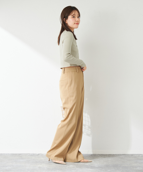 plage（プラージュ）の「V-Neck Cropped カーディガン（カーディガン/ボレロ・レディース・ブラック/サックスブルー/アイボリー/グリーン・FREE）」の11枚目の写真